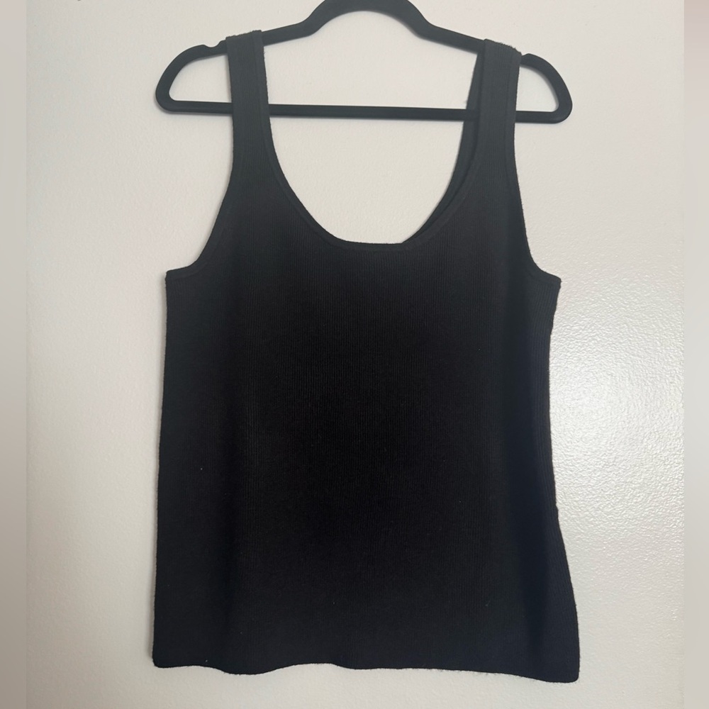 a new day | Black Sleeveless Top